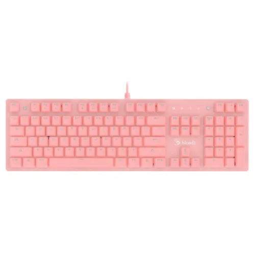 Клавиатура A4Tech Bloody B800 Dual Color механическая розовый/белый USB for gamer LED